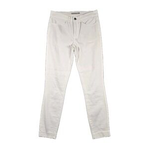 Peter Millar Karlie Womens 2 Ivory Stretch Twill 5-Pocket Sateen Pant Slim 28x26